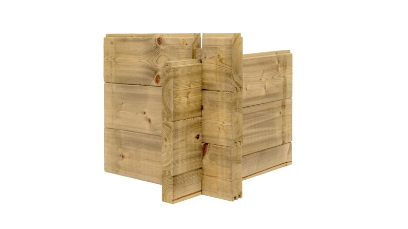 Gartenhaus, Gerätehaus 12m2 - 4x3m - 40mm - Imprägniert