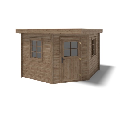 Gartenhaus, Gerätehaus 8m2 - 3x3m - 28mm - Imprägniert