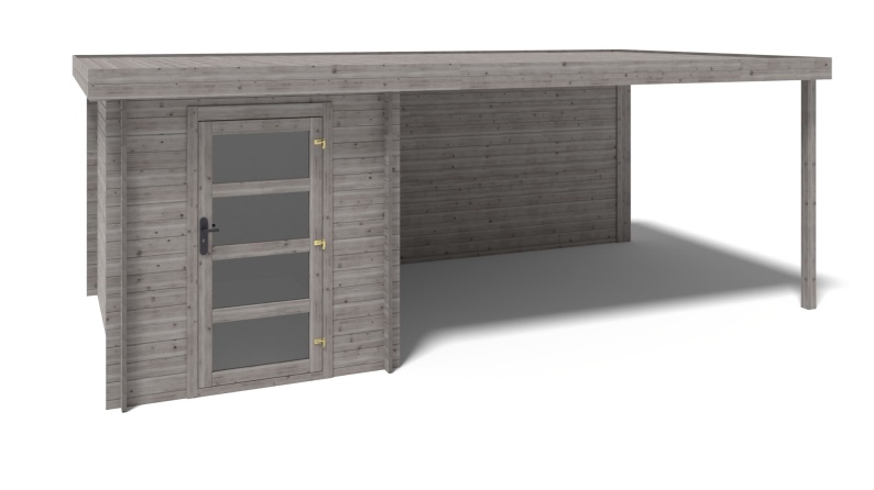 Gartenhaus, Gerätehaus 6m2 - 5.84x3m - 28mm - Imprägniert