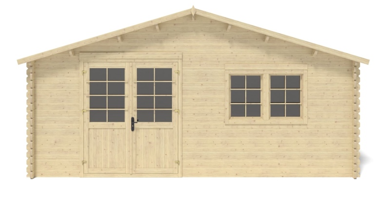 Gartenhaus, Gerätehaus 30m2 - 6x5m - 40mm