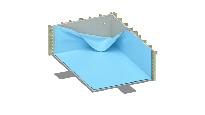 Liner 0.75 mm, hellblau, für Pool NEMO BAS7305