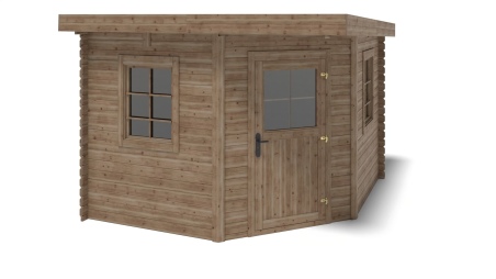 Gartenhaus, Gerätehaus 8m2 - 3x3m - 28mm - Imprägniert