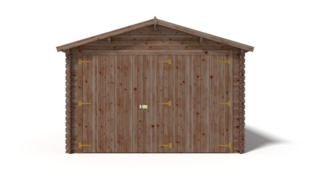 Autogarage aus Holz - 21m2 - 3.5x6m - 28mm - Imprägniert