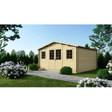 Gartenhaus, Gerätehaus 20m2 - 5x4m - 40mm