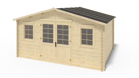 Gartenhaus, Gerätehaus 20m2 - 5x4m - 40mm