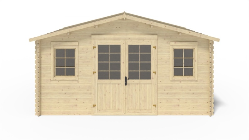 Gartenhaus, Gerätehaus 20m2 - 5x4m - 40mm