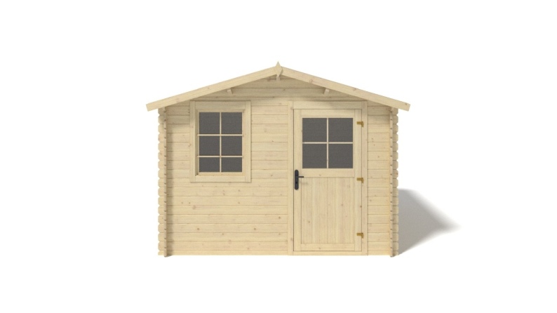 Gartenhaus, Gerätehaus 6m2 - 3x2m - 28mm
