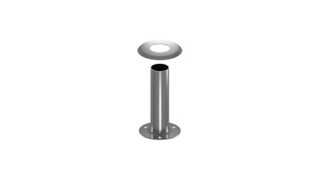 Vierstufige Edelstahl-Poolleiter