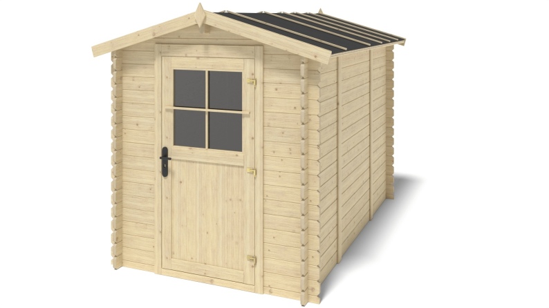 Gartenhaus, Gerätehaus 5.7m2 - 1.9x3m - 28mm
