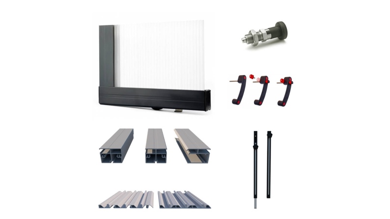 Poolüberdachungen Horizon - 4.64x2.52 m - Massives Polycarbonat 3 mm - für pool BAS7304