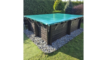 Winterabdeckung  4.26 x 3.16 m für Pool BAS7302. BAS7303