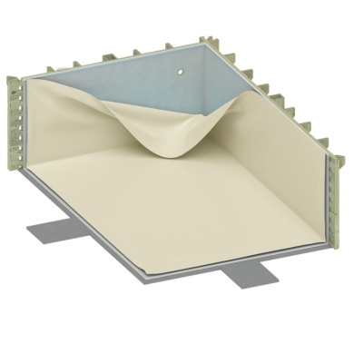 Liner 75/100 PVC, Farbe Sandfarben, für Pool BAS7309