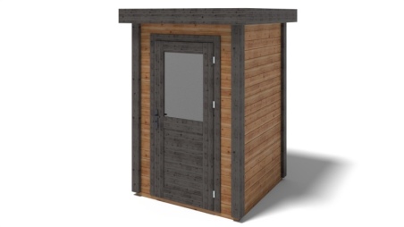 Gartenhaus, Gerätehaus Mira 1.59x1.59m - 2.53m2 - 28mm - Imprägniert