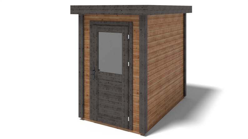 Gartenhaus, Gerätehaus Mira 1.59x2.59m - 4.12m2 - 28mm - Imprägniert