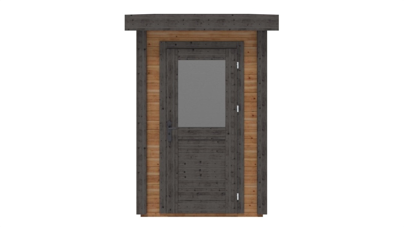 Gartenhaus, Gerätehaus Mira 1.59x3.09m - 4.91m2 - 28mm - Imprägniert