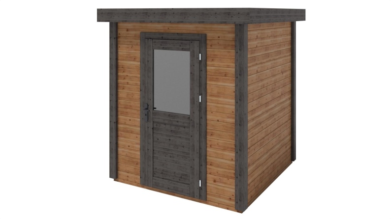 Gartenhaus, Gerätehaus Vala 2.09x2.09m - 4.37m2 - 28mm - Imprägniert