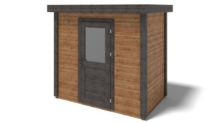 Gartenhaus, Gerätehaus Rava 2.59x1.59m - 4.12m2 - 28mm - Imprägniert