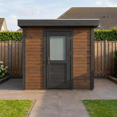 Gartenhaus, Gerätehaus Rava 2.59x2.09m - 5.41m2 - 28mm - Imprägniert