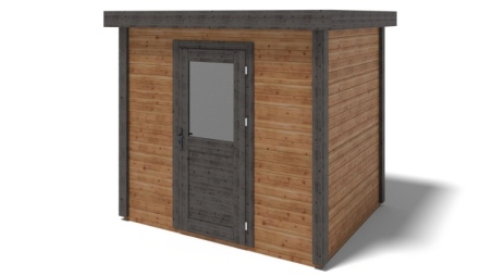 Gartenhaus, Gerätehaus Rava 2.59x2.09m - 5.41m2 - 28mm - Imprägniert