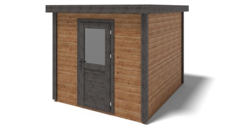 Gartenhaus, Gerätehaus Rava 2.59x3.09m - 8m2 - 28mm - Imprägniert