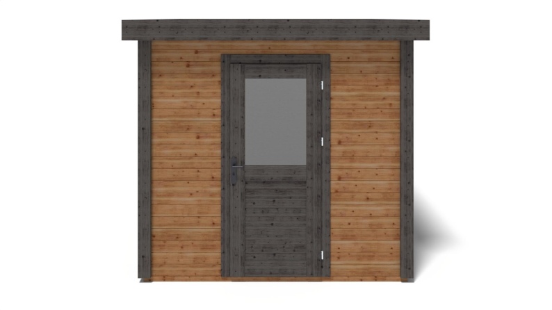 Gartenhaus, Gerätehaus  2.59x3.09m - 8m2 - 28mm - Imprägniert