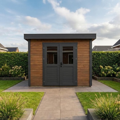 Gartenhaus, Gerätehaus Aura 3.09x2.59m - 8m2 - 28mm - Imprägniert