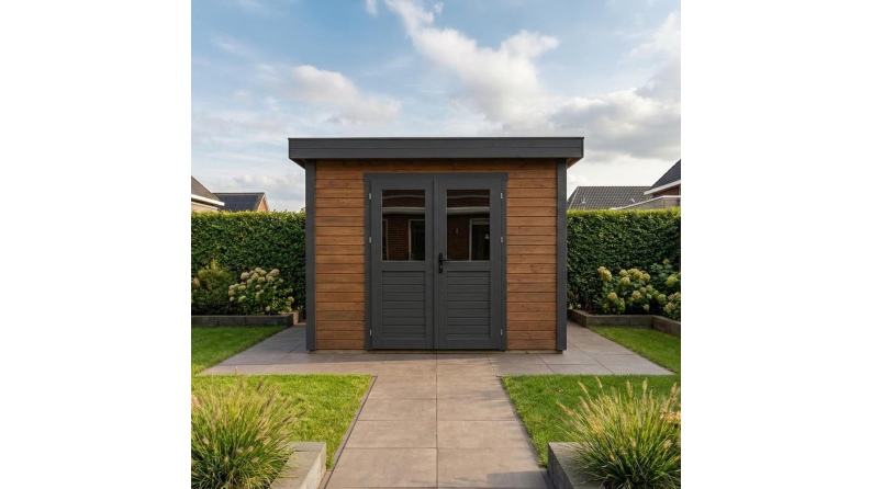 Gartenhaus, Gerätehaus Aura 3.09x2.59m - 8m2 - 28mm - Imprägniert