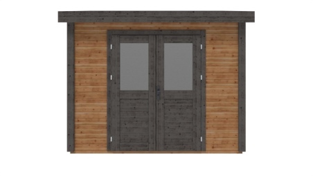 Gartenhaus, Gerätehaus Aura 3.09x2.59m - 8m2 - 28mm - Imprägniert