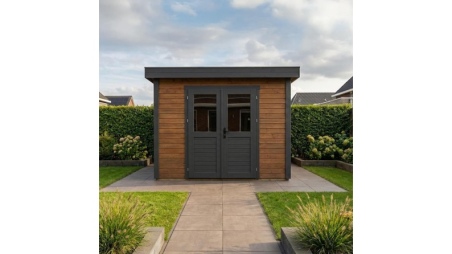 Gartenhaus, Gerätehaus Aura 3.09x3.09m - 9.55m2 - 28mm - Imprägniert