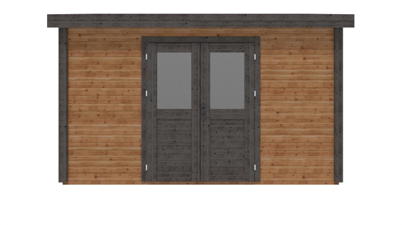 Gartenhaus, Gerätehaus  4.09x2.59m - 10.59m2 - 28mm - Imprägniert