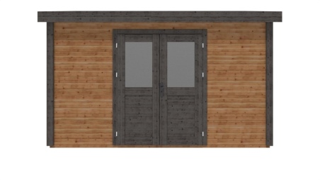 Gartenhaus, Gerätehaus  4.09x2.59m - 10.59m2 - 28mm - Imprägniert