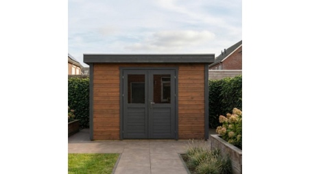 Gartenhaus, Gerätehaus Freya 4.09x4.09m - 16.73m2 - 28mm - Imprägniert