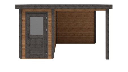 Gartenhaus, Gerätehaus Mira 4.06x2.59m - 10.51m2 - 28mm - Imprägniert