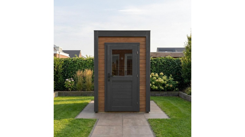 Gartenhaus, Gerätehaus Veya 1.59x2.59m - 4.12m2 - 28mm - Imprägniert