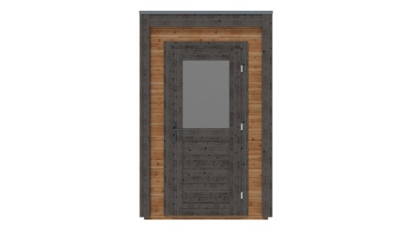 Gartenhaus, Gerätehaus  1.59x2.59m - 4.12m2 - 28mm - Imprägniert