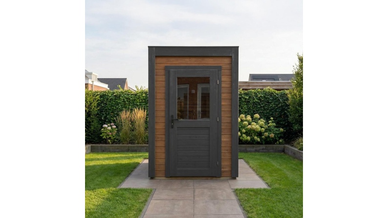 Gartenhaus, Gerätehaus Veya 1.59x3.09m - 4.91m2 - 28mm - Imprägniert