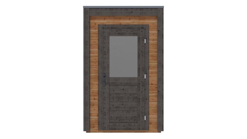 Gartenhaus, Gerätehaus Veya 1.59x3.09m - 4.91m2 - 28mm - Imprägniert