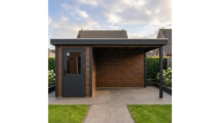 Gartenhaus, Gerätehaus Mira 4.56x2.59m - 11.81m2 - 28mm - Imprägniert