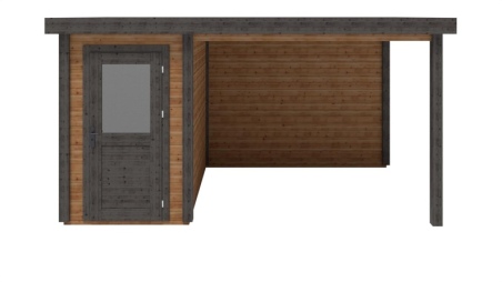 Gartenhaus, Gerätehaus Mira 4.56x2.59m - 11.81m2 - 28mm - Imprägniert