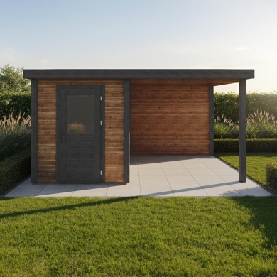 Gartenhaus, Gerätehaus Vala 2.09x2.59m - 11.81m2 - 28mm - Imprägniert