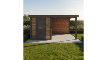 Gartenhaus, Gerätehaus Vala 4.56x3.09m - 14.1m2 - 28mm - Imprägniert