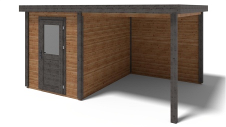 Gartenhaus, Gerätehaus Vala 4.56x3.09m - 14.1m2 - 28mm - Imprägniert