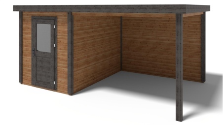 Gartenhaus, Gerätehaus Vala 5.06x3.09m - 15.63m2 - 28mm - Imprägniert