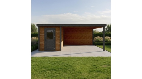 Gartenhaus, Gerätehaus Vala 2.09x3.09m - 18.72m2 - 28mm - Imprägniert