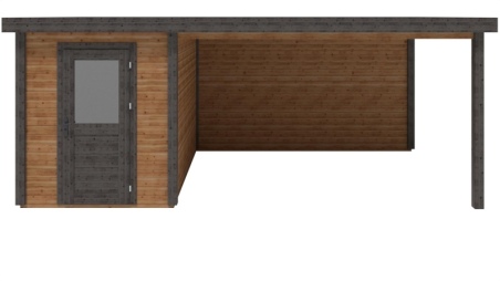 Gartenhaus, Gerätehaus Vala 2.09x3.09m - 18.72m2 - 28mm - Imprägniert