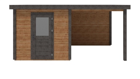 Gartenhaus, Gerätehaus Rava 5.06x2.59m - 13.1m2 - 28mm - Imprägniert