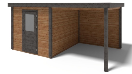 Gartenhaus, Gerätehaus Rava 5.06x3.09m - 15.63m2 - 28mm - Imprägniert