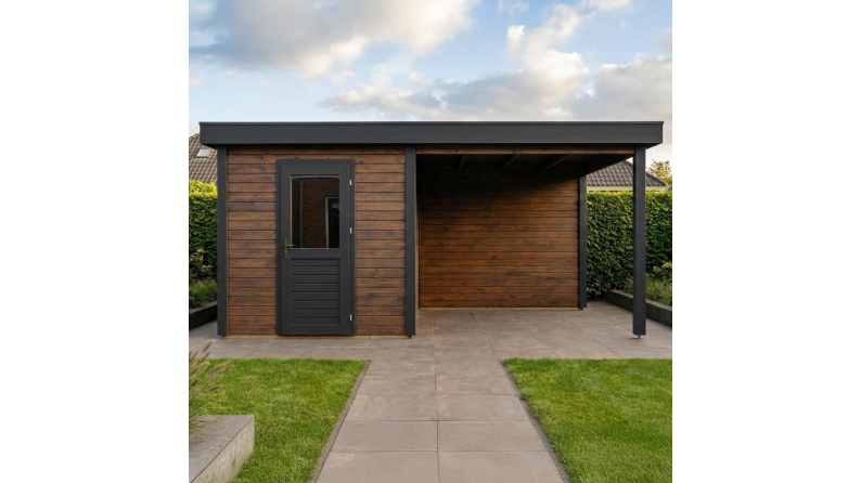 Gartenhaus, Gerätehaus Rava 2.59x3.09m - 17.18m2 - 28mm - Imprägniert