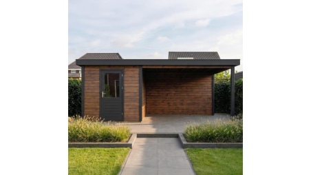 Gartenhaus, Gerätehaus Rava 2.59x3.09m - 20.27m2 - 28mm - Imprägniert