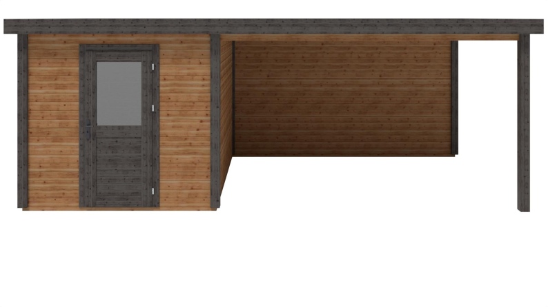 Gartenhaus, Gerätehaus Rava 2.59x3.09m - 20.27m2 - 28mm - Imprägniert